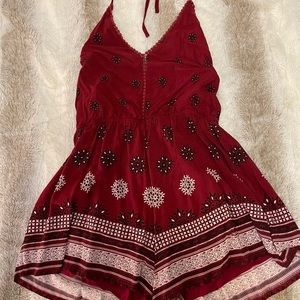 ✨Tobi Open Back Halter Romper✨